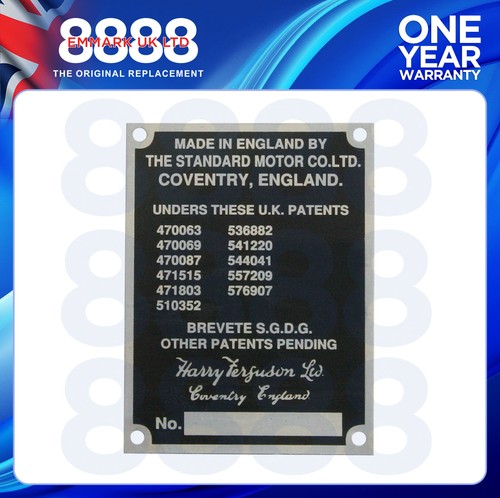 Commission plate patents - 11,